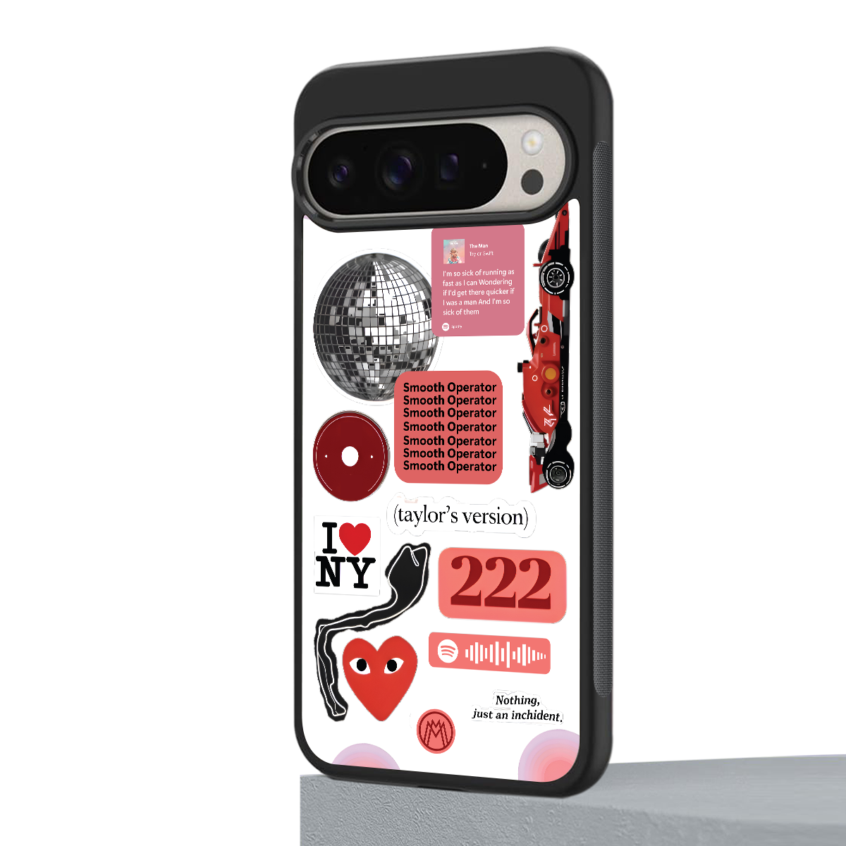 taylor swift fusion back phone cover | glass case for google pixel 9 pro