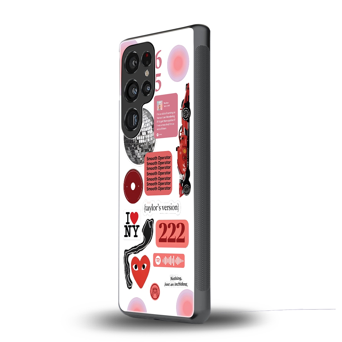 taylor swift fusion back phone cover | glass case for samsung galaxy s25 ultra