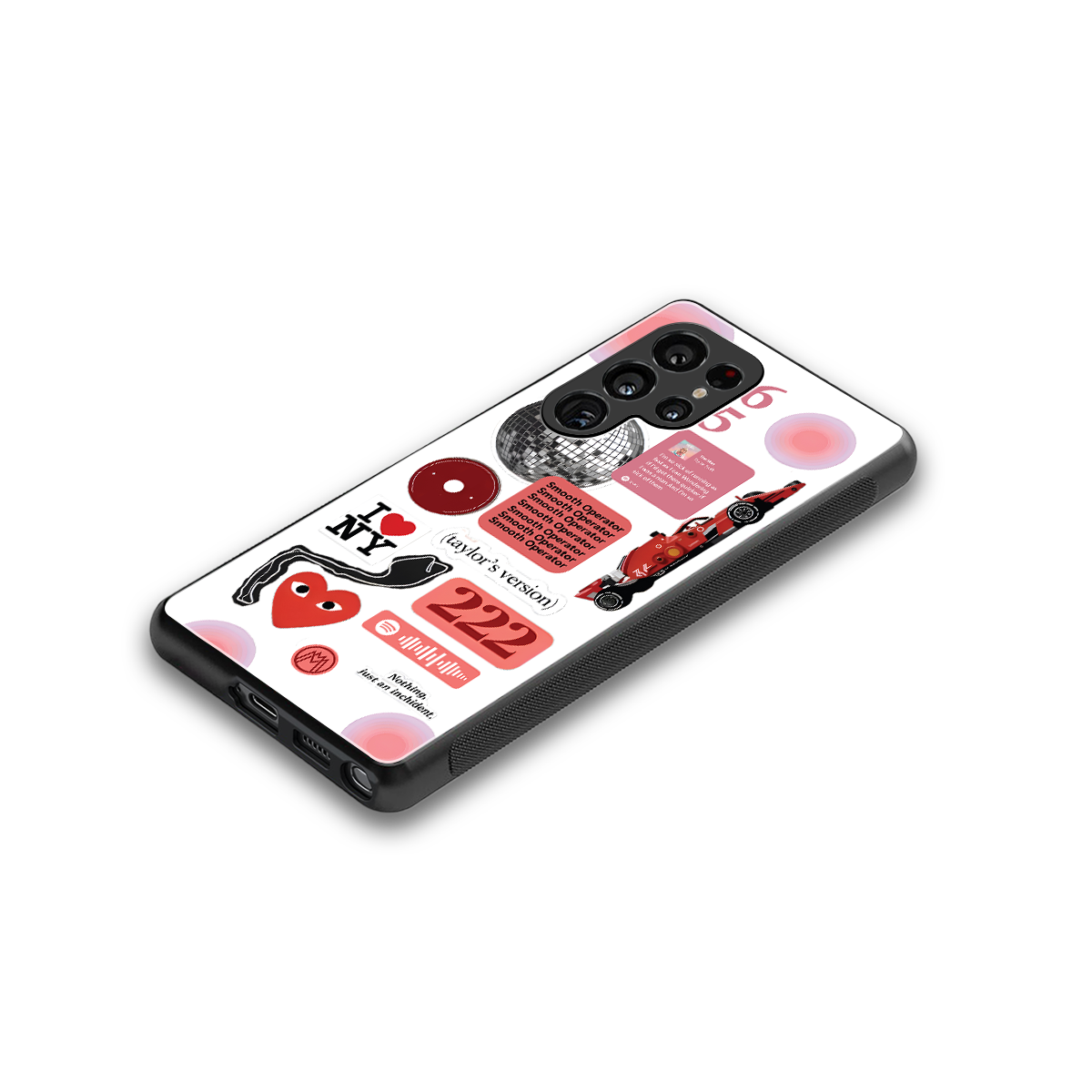taylor swift fusion back phone cover | glass case for samsung galaxy s25 ultra