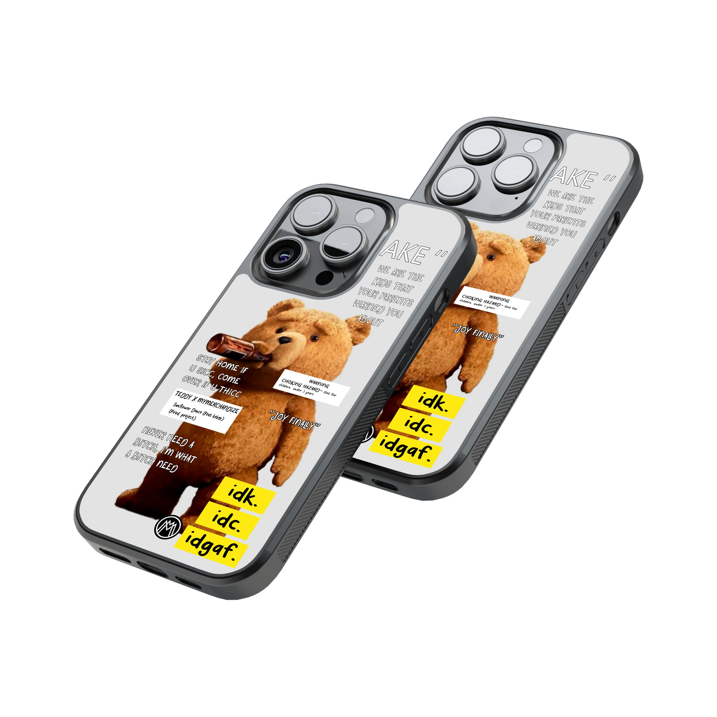 Protective Glass Back Phone Case Compatible with iPhone, Samsung, OnePlus, Pixel & More