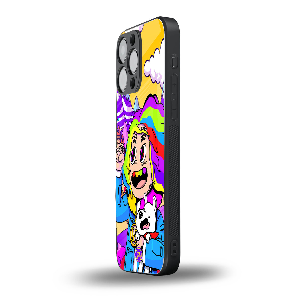 tekashi 6ix9ine back phone cover | glass case for iphone 13 pro max