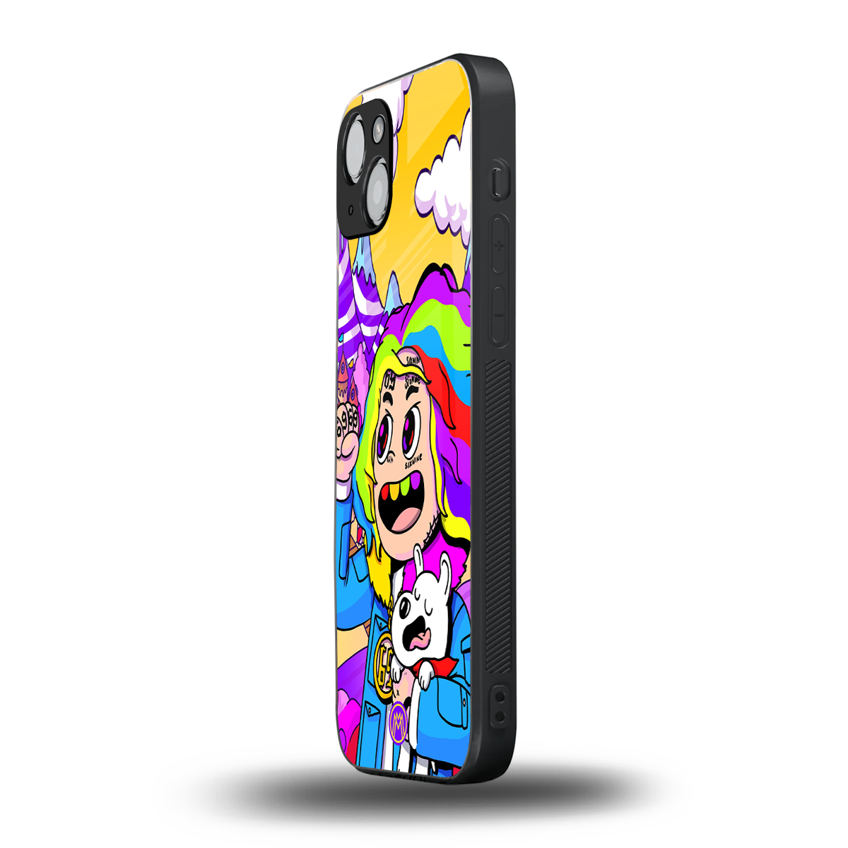 tekashi 6ix9ine back phone cover | glass case for iphone 14