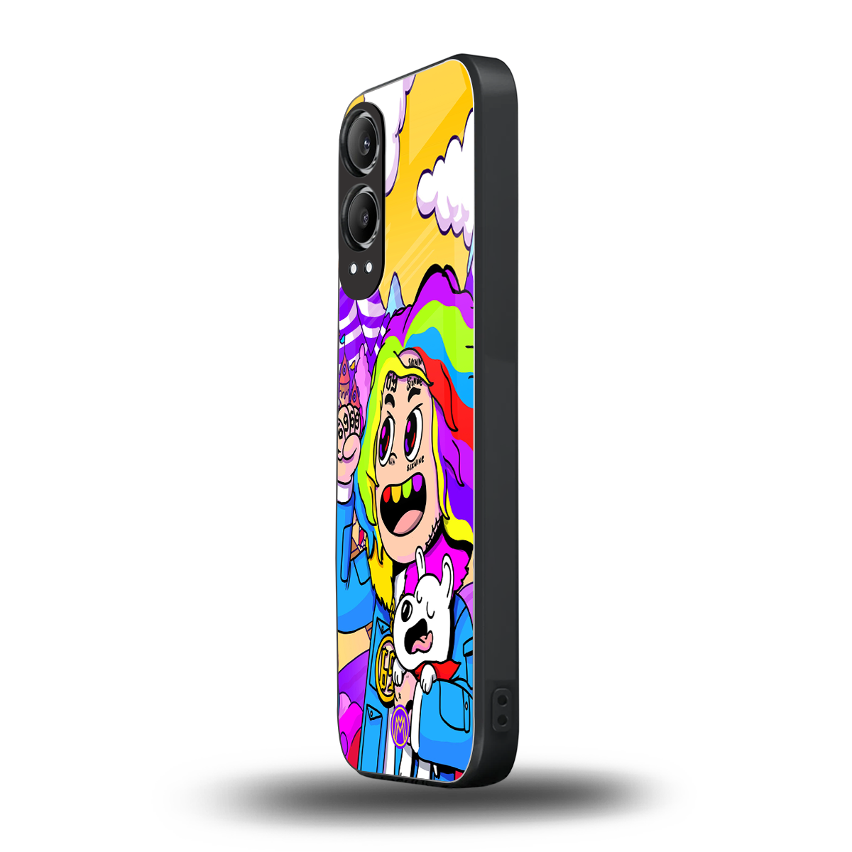 tekashi 6ix9ine back phone cover | glass case for oneplus nord ce 4 lite