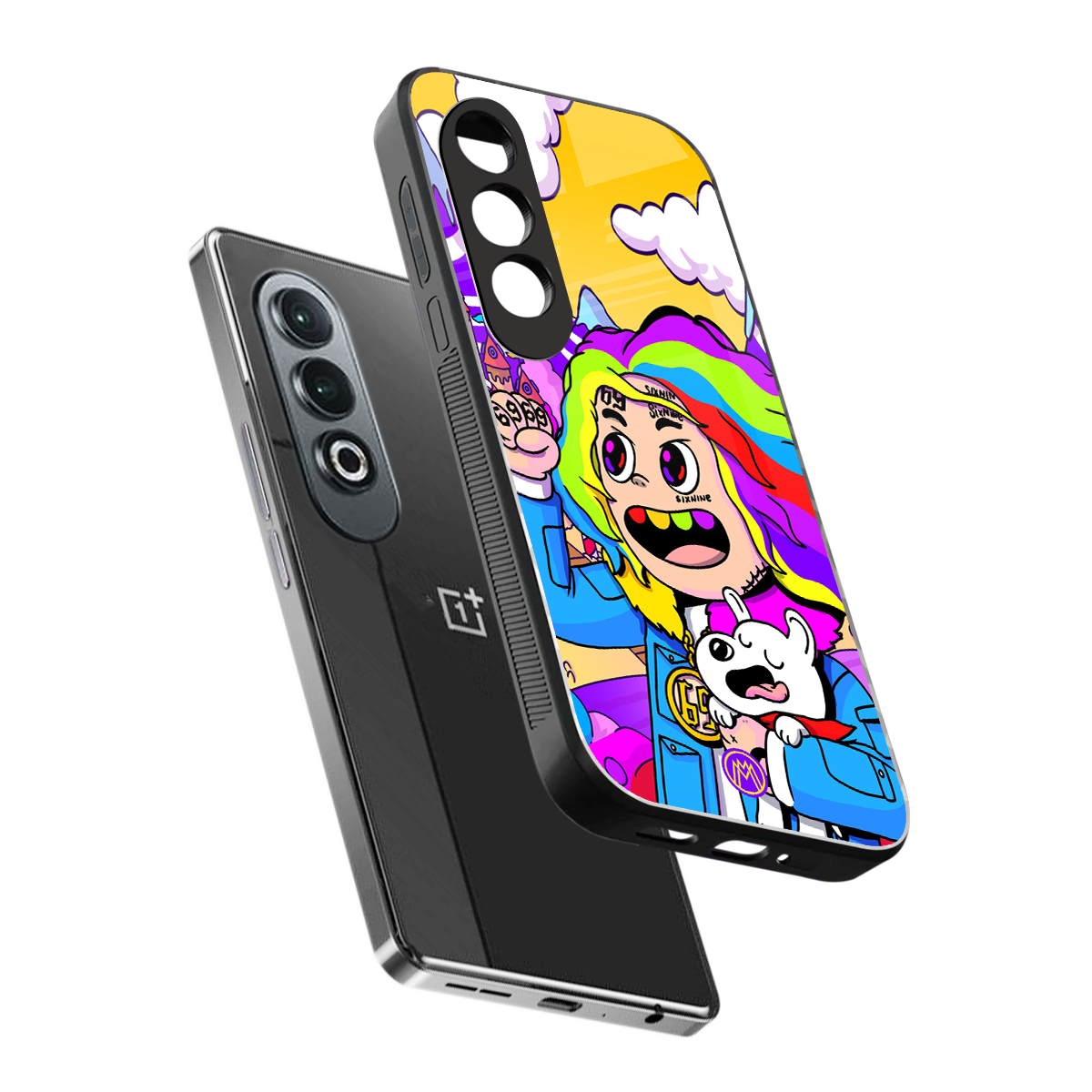 tekashi 6ix9ine back phone cover | glass case for oneplus nord ce 4