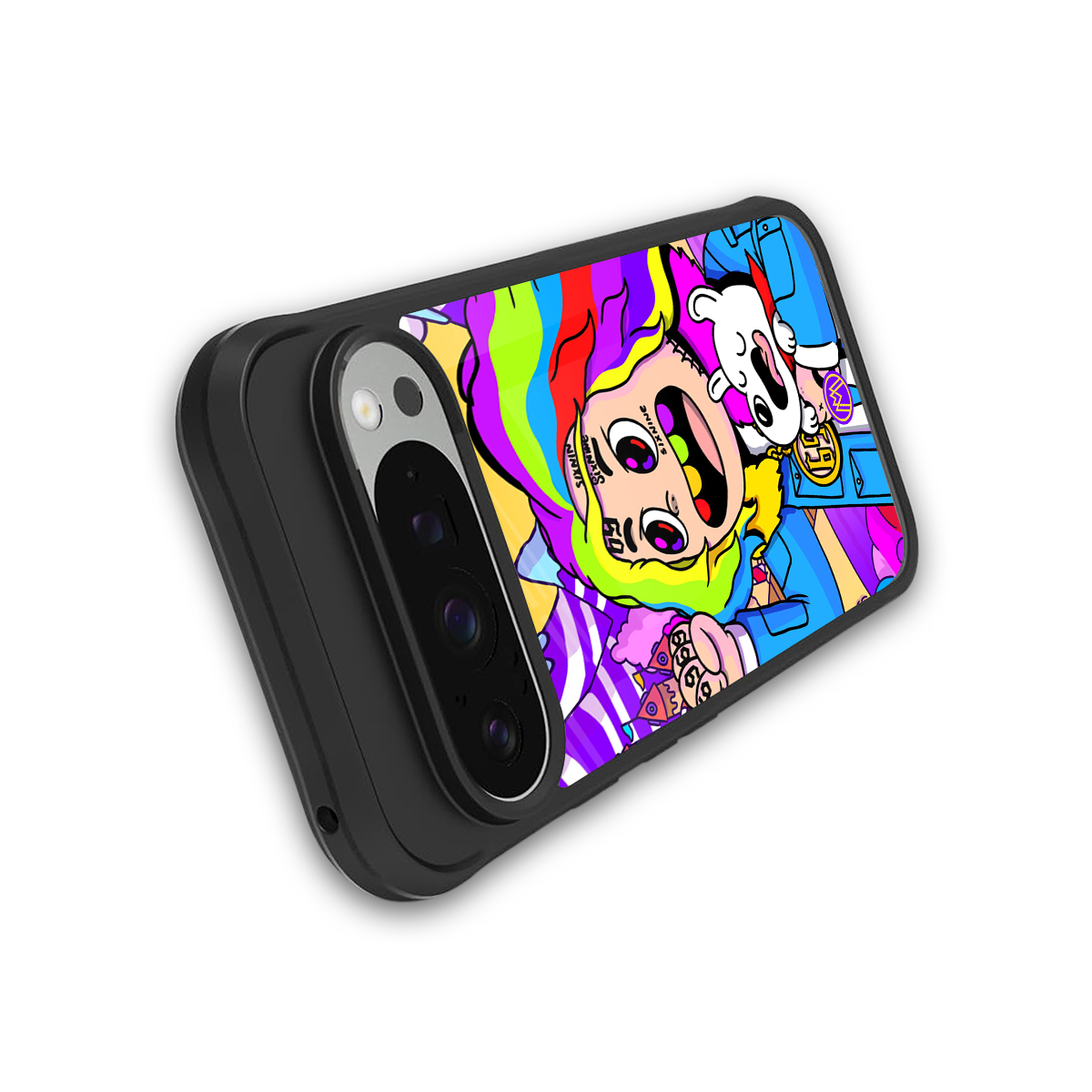 tekashi 6ix9ine back phone cover | glass case for google pixel 9 pro xl