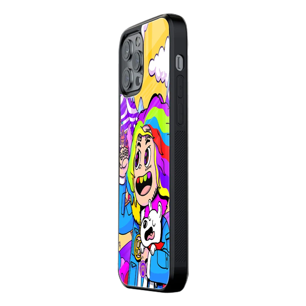 Slim Glass Back Phone Case for Multiple Brands โ iPhone, Samsung, Redmi, OnePlus, Oppo, Vivo