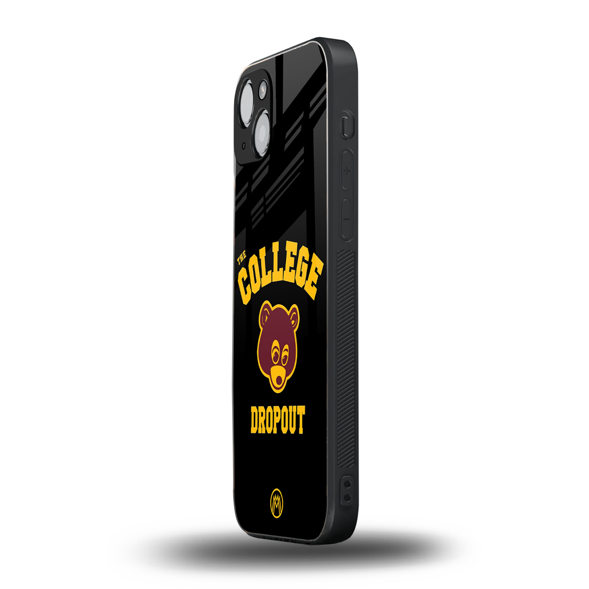 the college dropout back phone cover | glass case for iphone 15