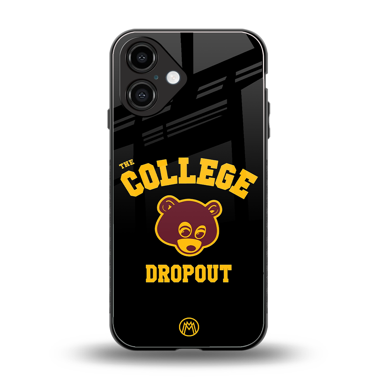 the college dropout back phone cover | glass case for iphone 16