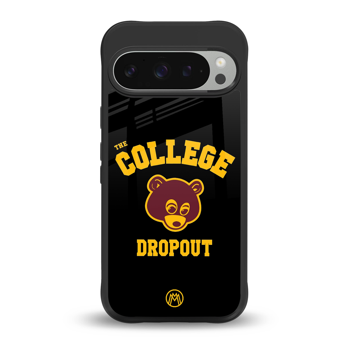 the college dropout back phone cover | glass case for google pixel 9 pro xl