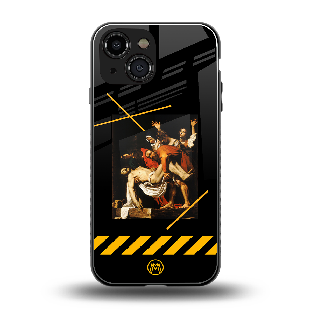 the entombment back phone cover | glass case for iphone 13 mini