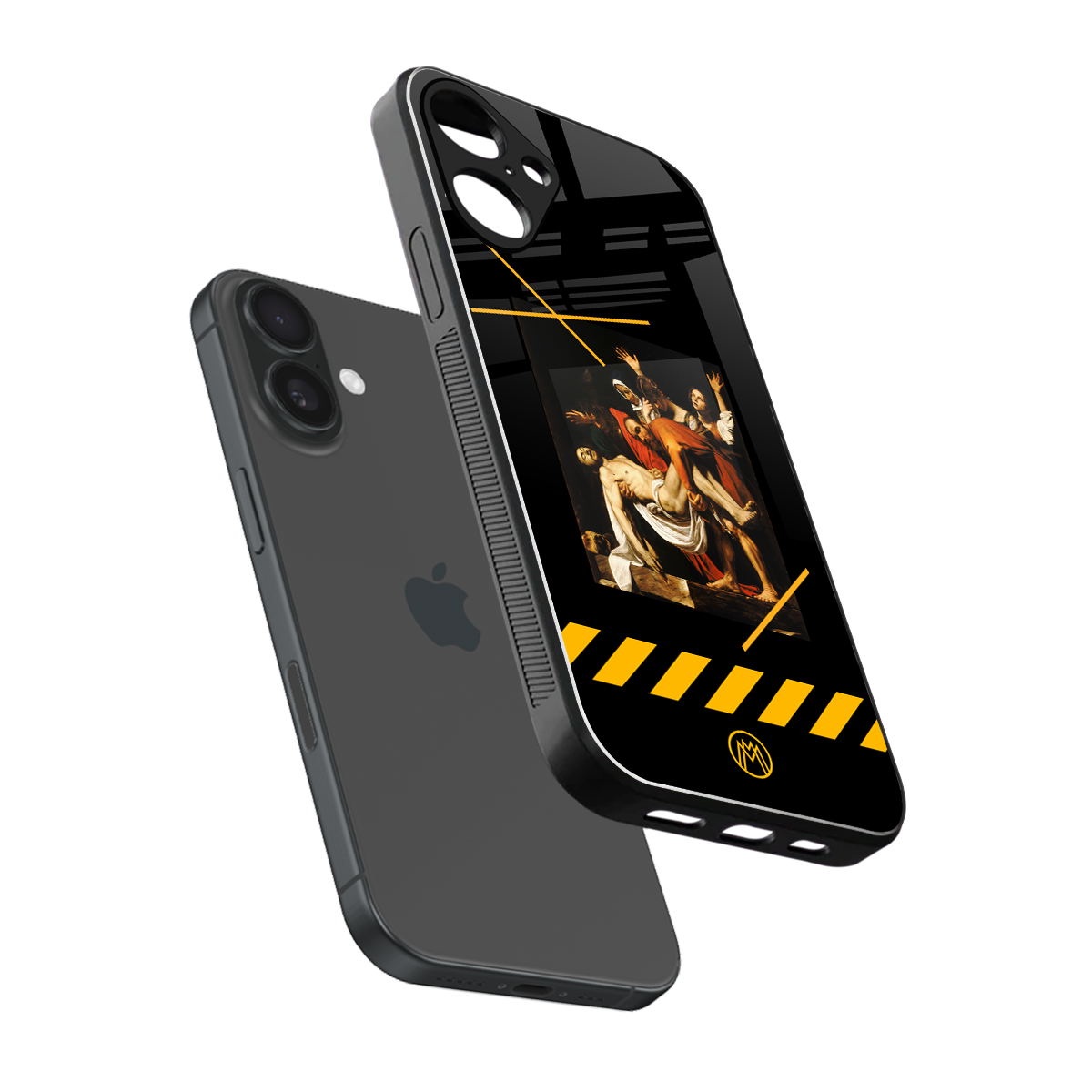 the entombment back phone cover | glass case for iphone 16 plus