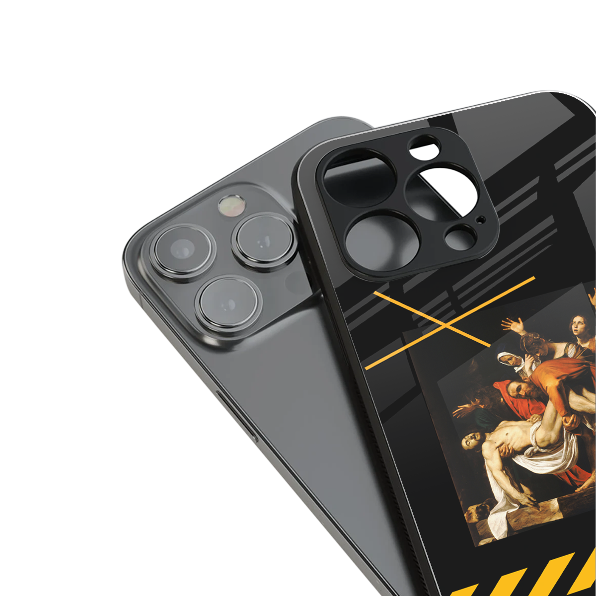 the entombment back phone cover | glass case for iphone 13 pro max