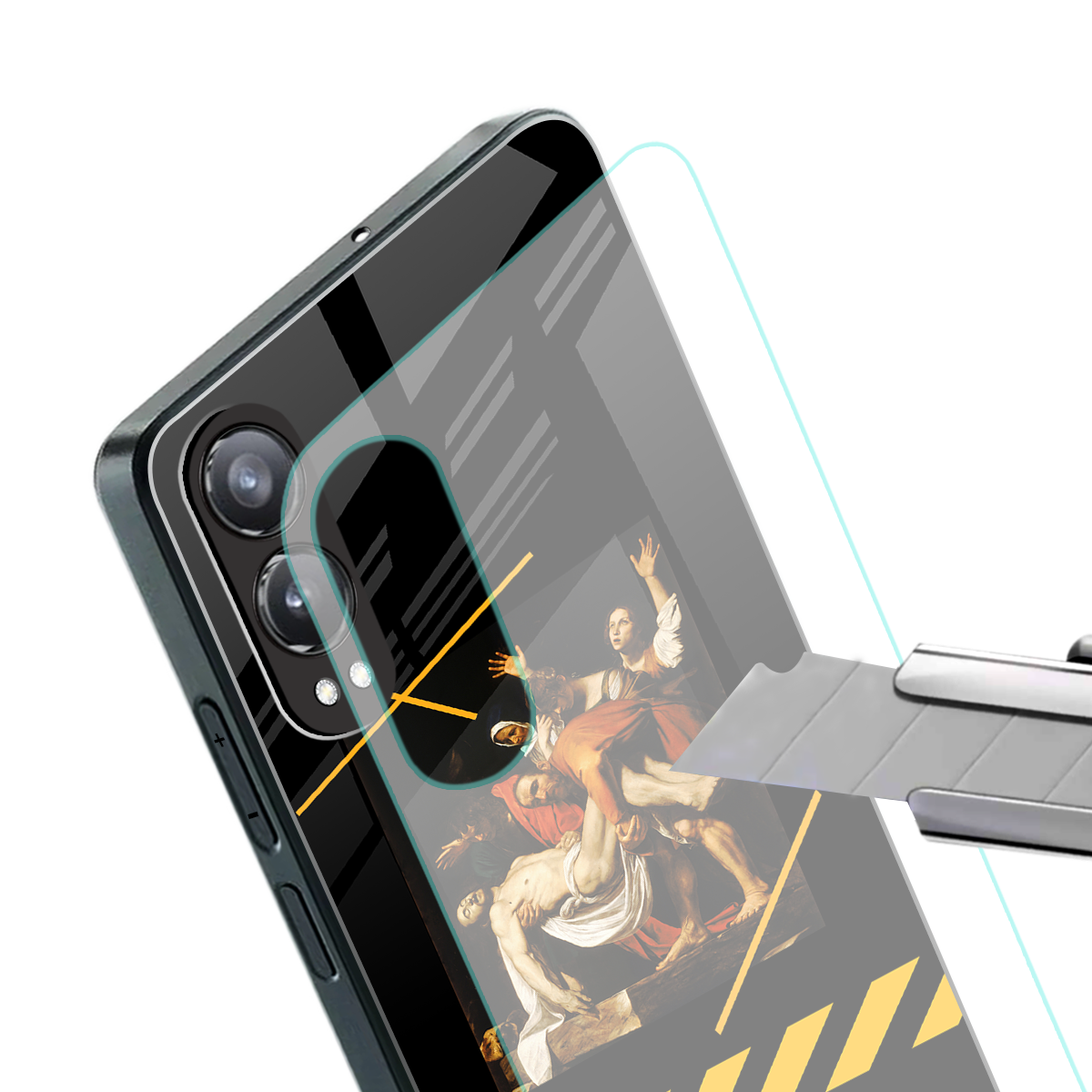the entombment back phone cover | glass case for oneplus nord ce 4 lite