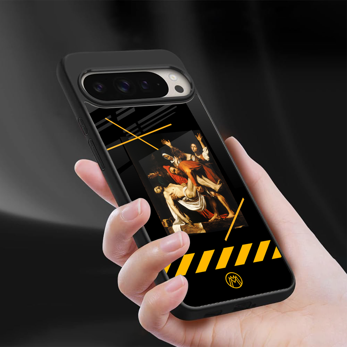 the entombment back phone cover | glass case for google pixel 9 pro