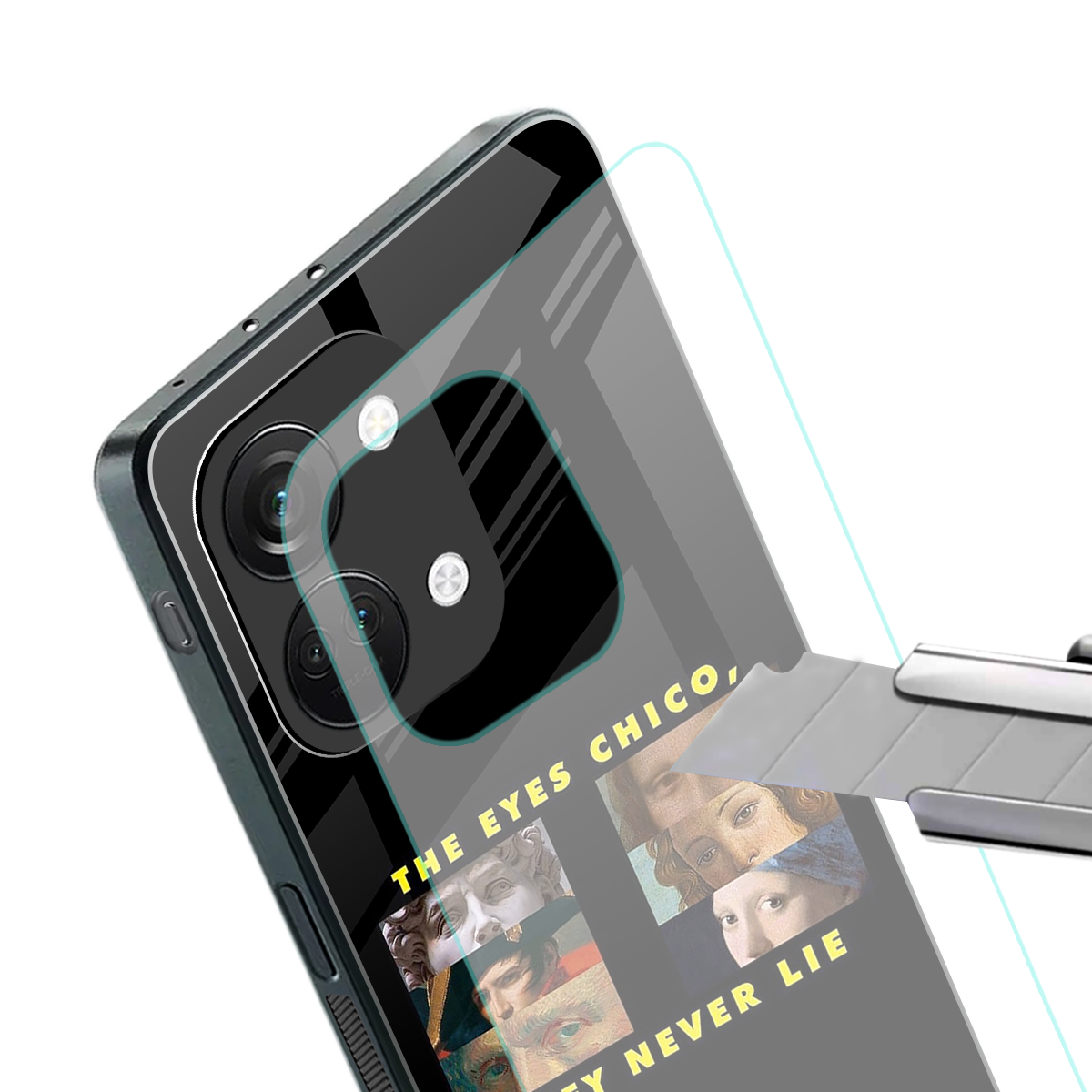 the eyes chico, they never lie movie quote back phone cover | glass case for oneplus nord 3