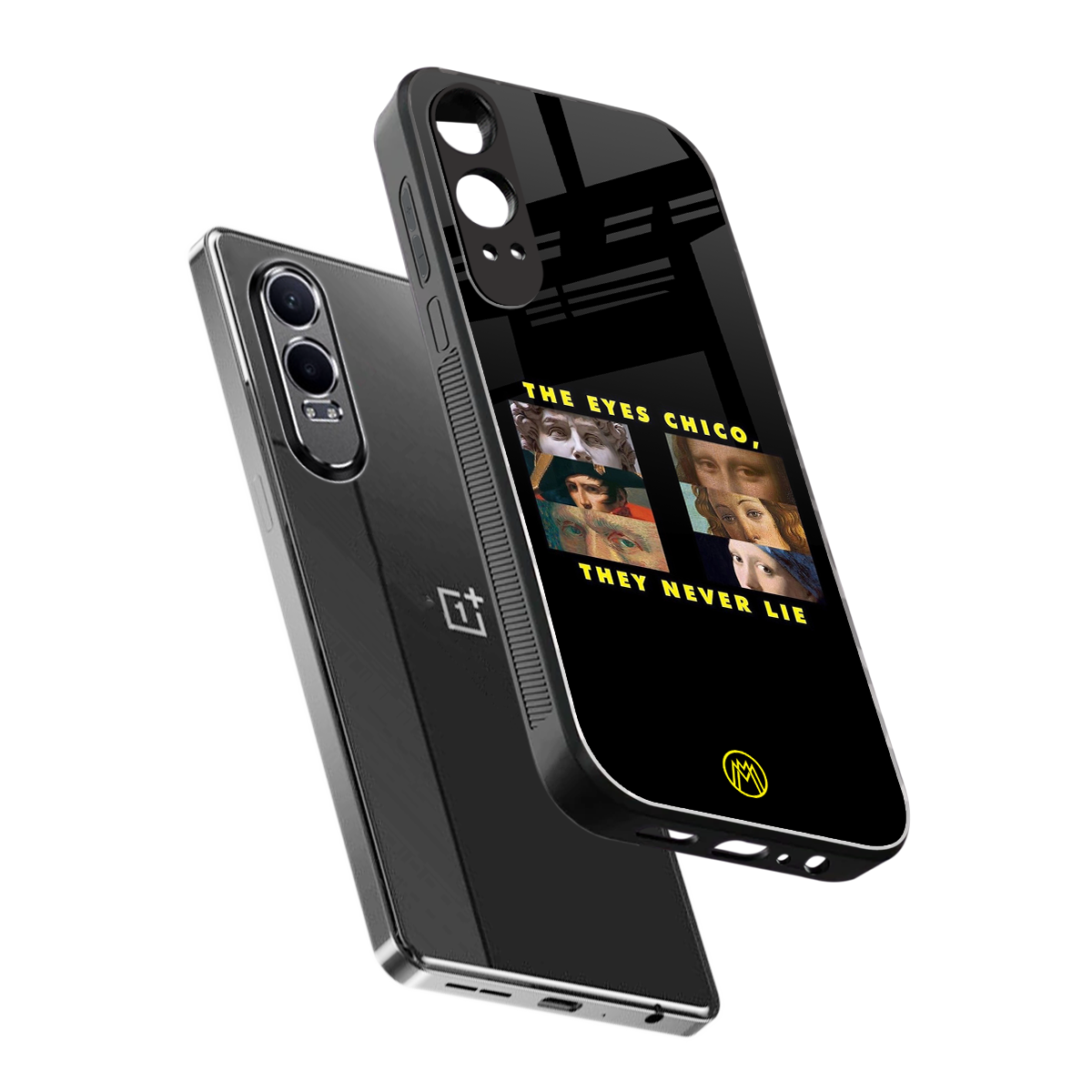 the eyes chico, they never lie movie quote back phone cover | glass case for oneplus nord ce 4 lite