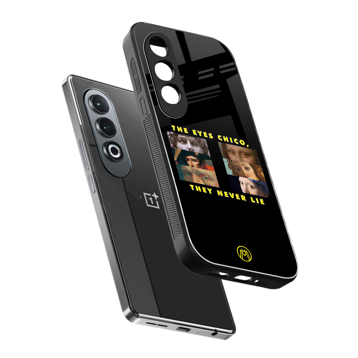 the eyes chico, they never lie movie quote back phone cover | glass case for oneplus nord ce 4