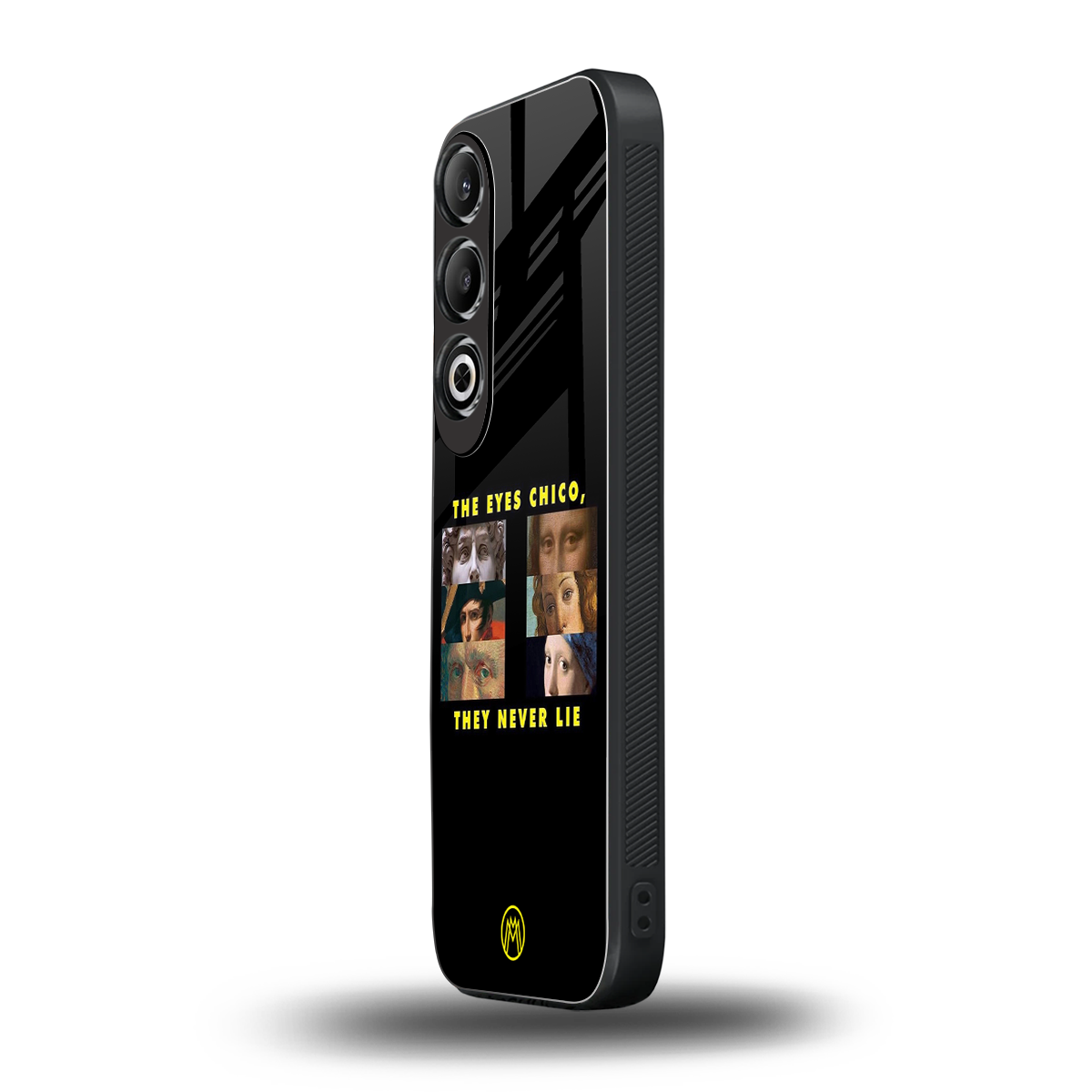 the eyes chico, they never lie movie quote back phone cover | glass case for oneplus nord ce 4