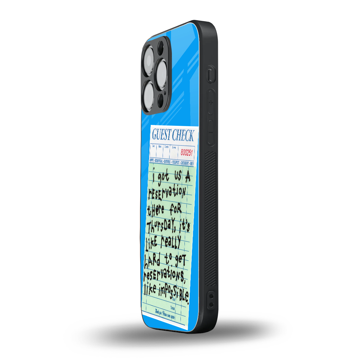 the reservation back phone cover | glass case for iphone 14 pro max