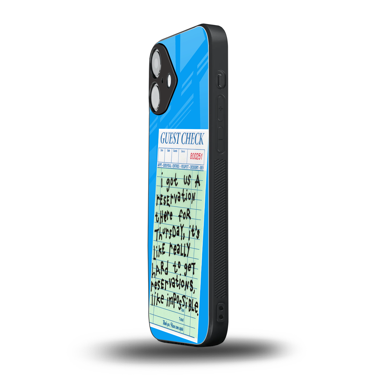 the reservation back phone cover | glass case for iphone 16 plus