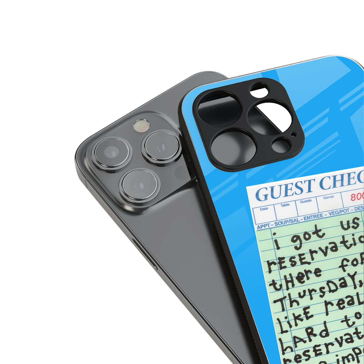 the reservation back phone cover | glass case for iphone 14 pro max