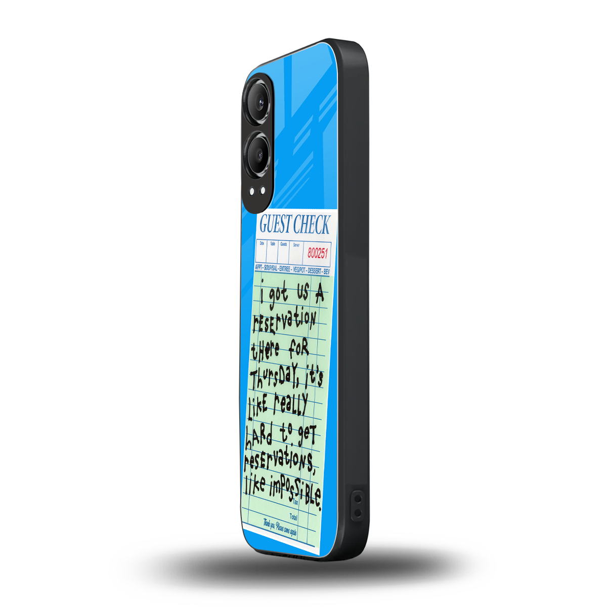 the reservation back phone cover | glass case for oneplus nord ce 4 lite
