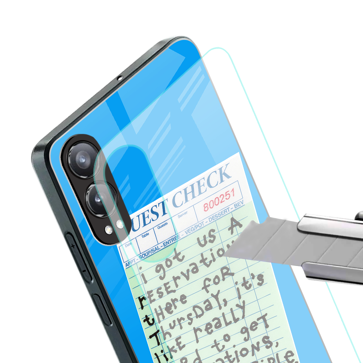 the reservation back phone cover | glass case for oneplus nord ce 4 lite
