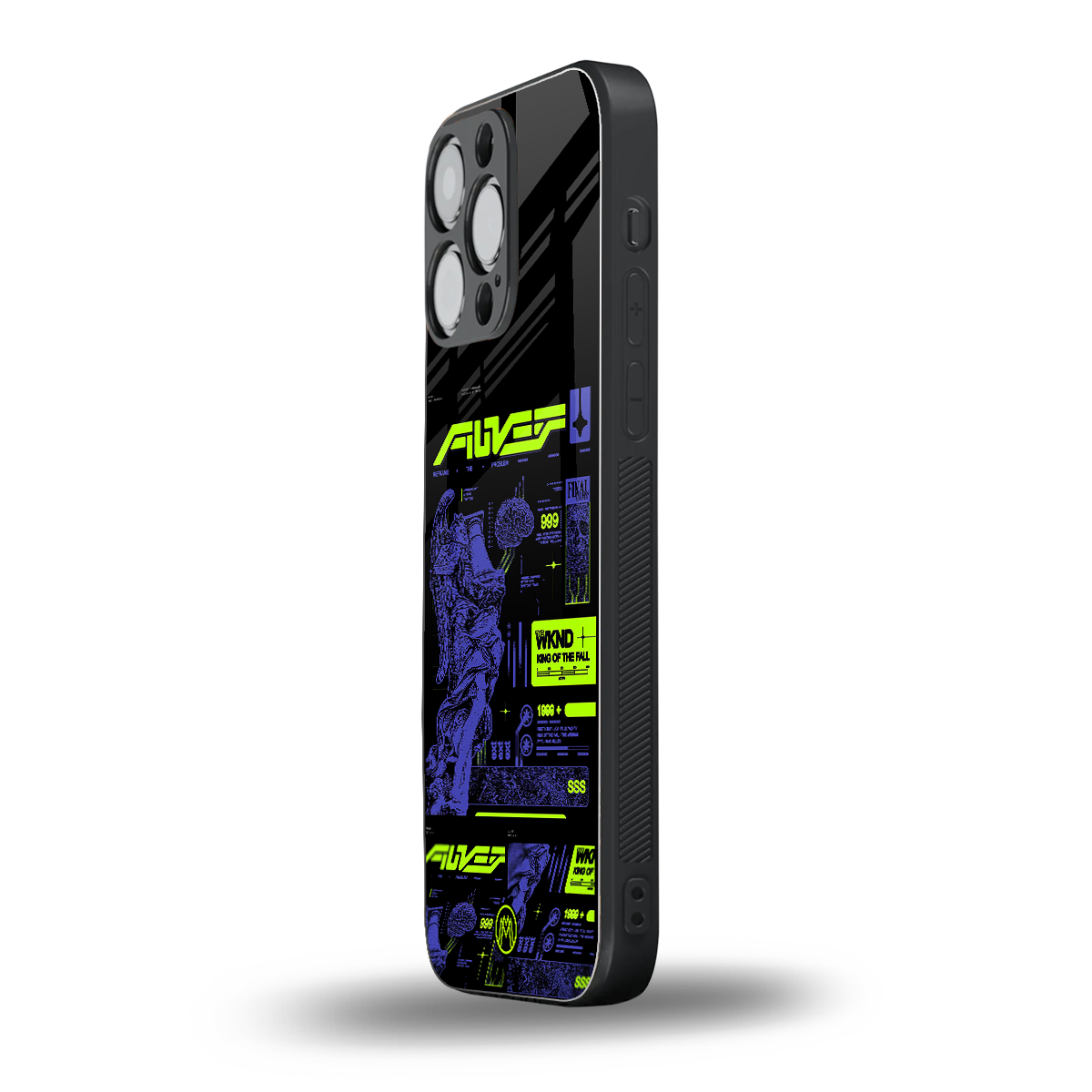 the weeknd back phone cover | glass case for iphone 16 pro max