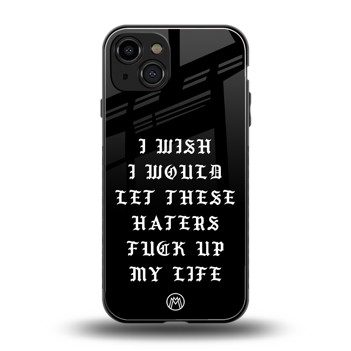 the wish back phone cover | glass case for iphone 15
