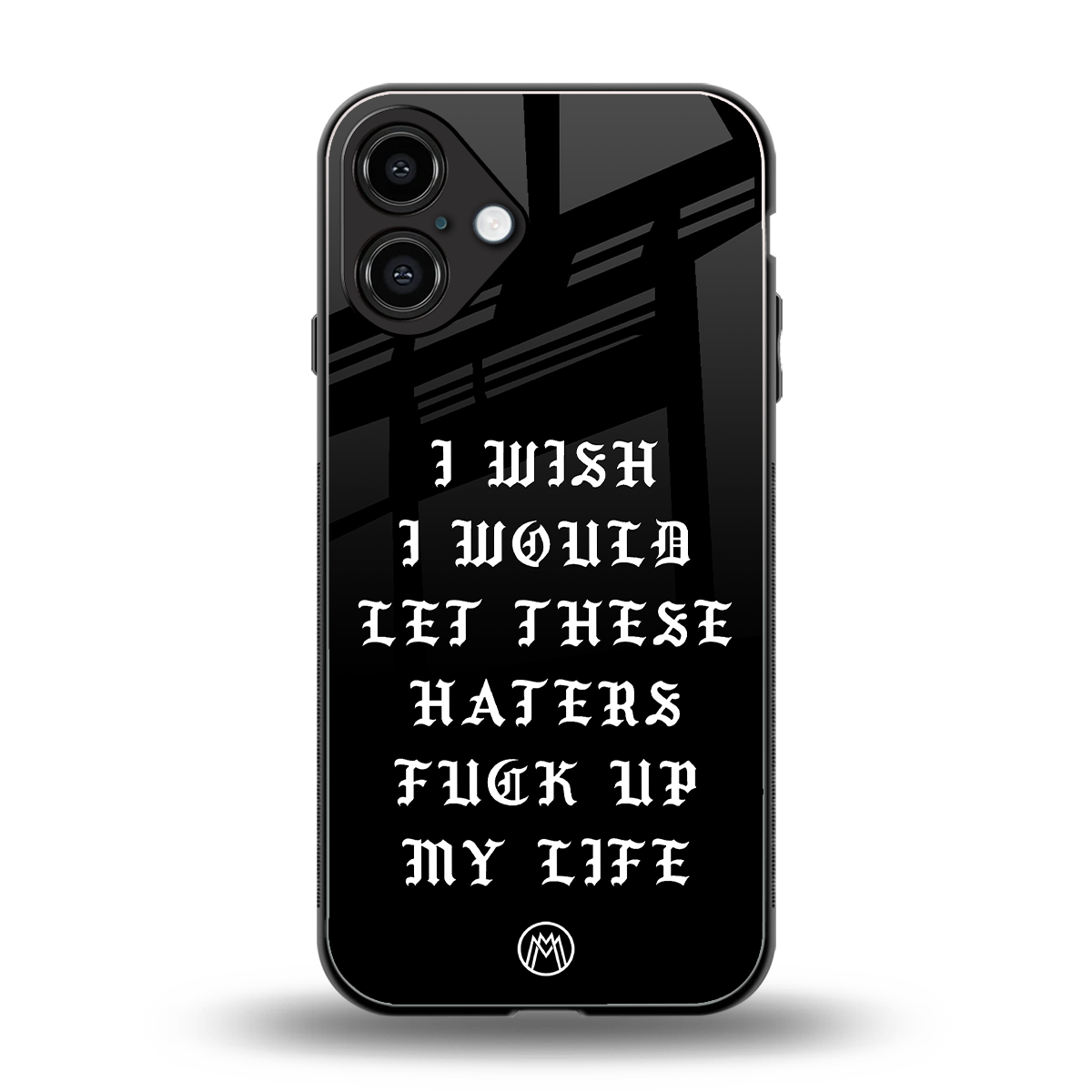 the wish back phone cover | glass case for iphone 16 plus