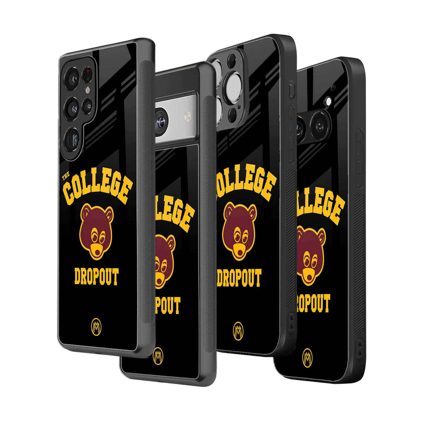 Stylish Glass Back Case for All Smartphones โ iPhone, Samsung, OnePlus, Pixel, Redmi, Oppo, Vivo, Motorola