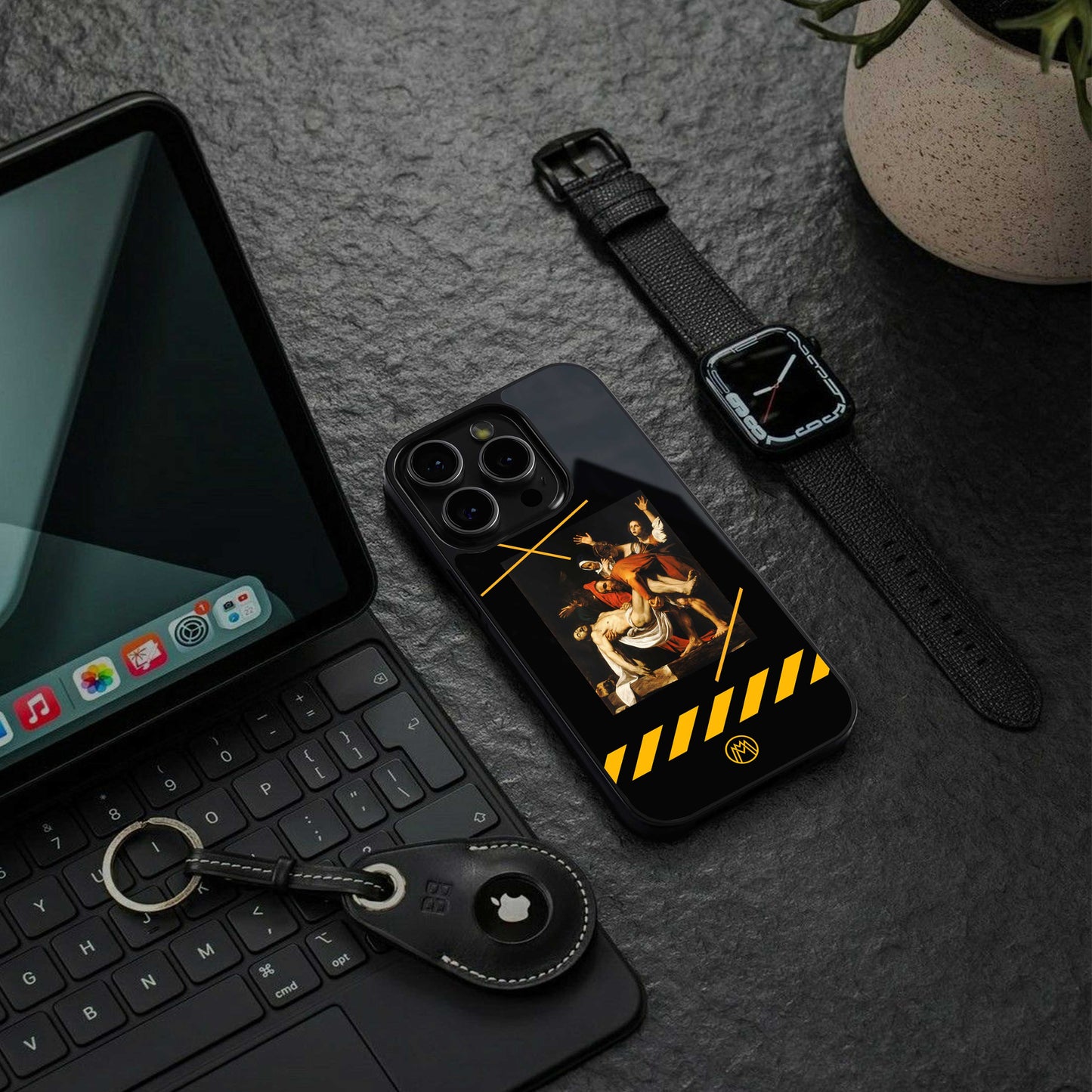 the entombment back phone cover | glass case for google pixel 7 pro
