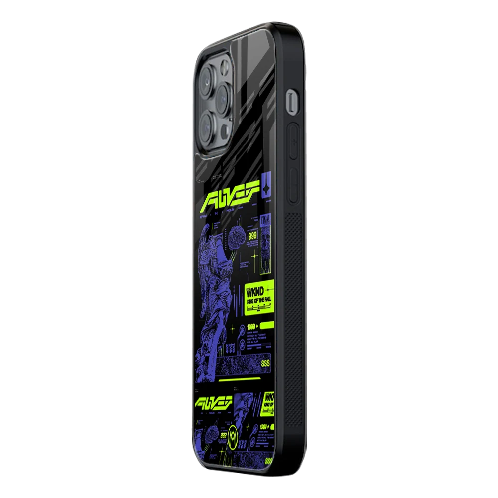 Slim Glass Back Phone Case for Multiple Brands โ iPhone, Samsung, Redmi, OnePlus, Oppo, Vivo