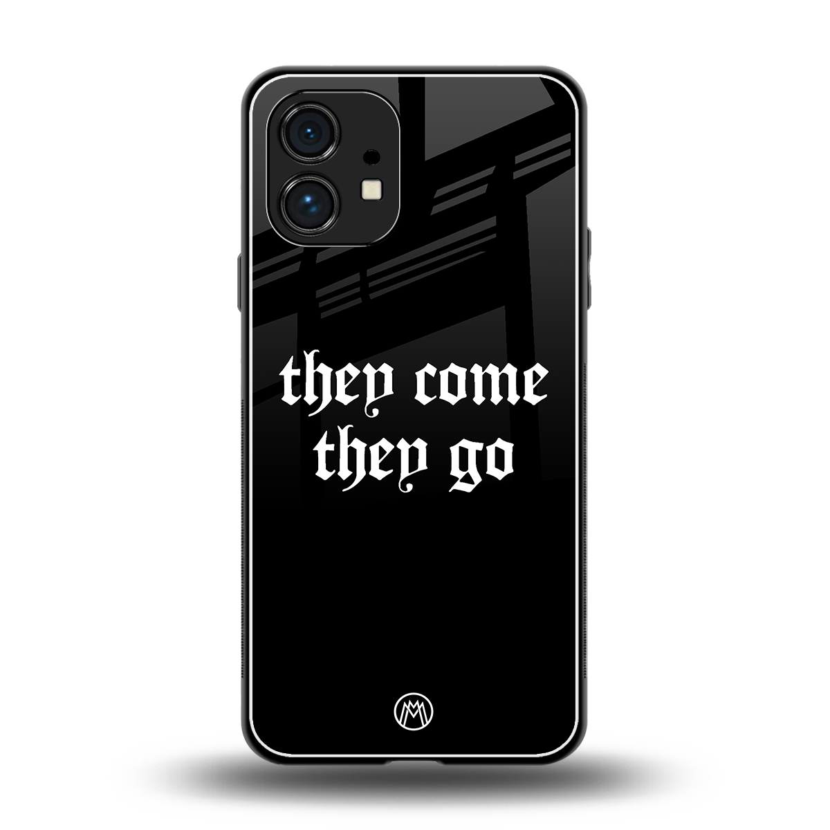 they come they go back phone cover | glass case for nothing phone 1