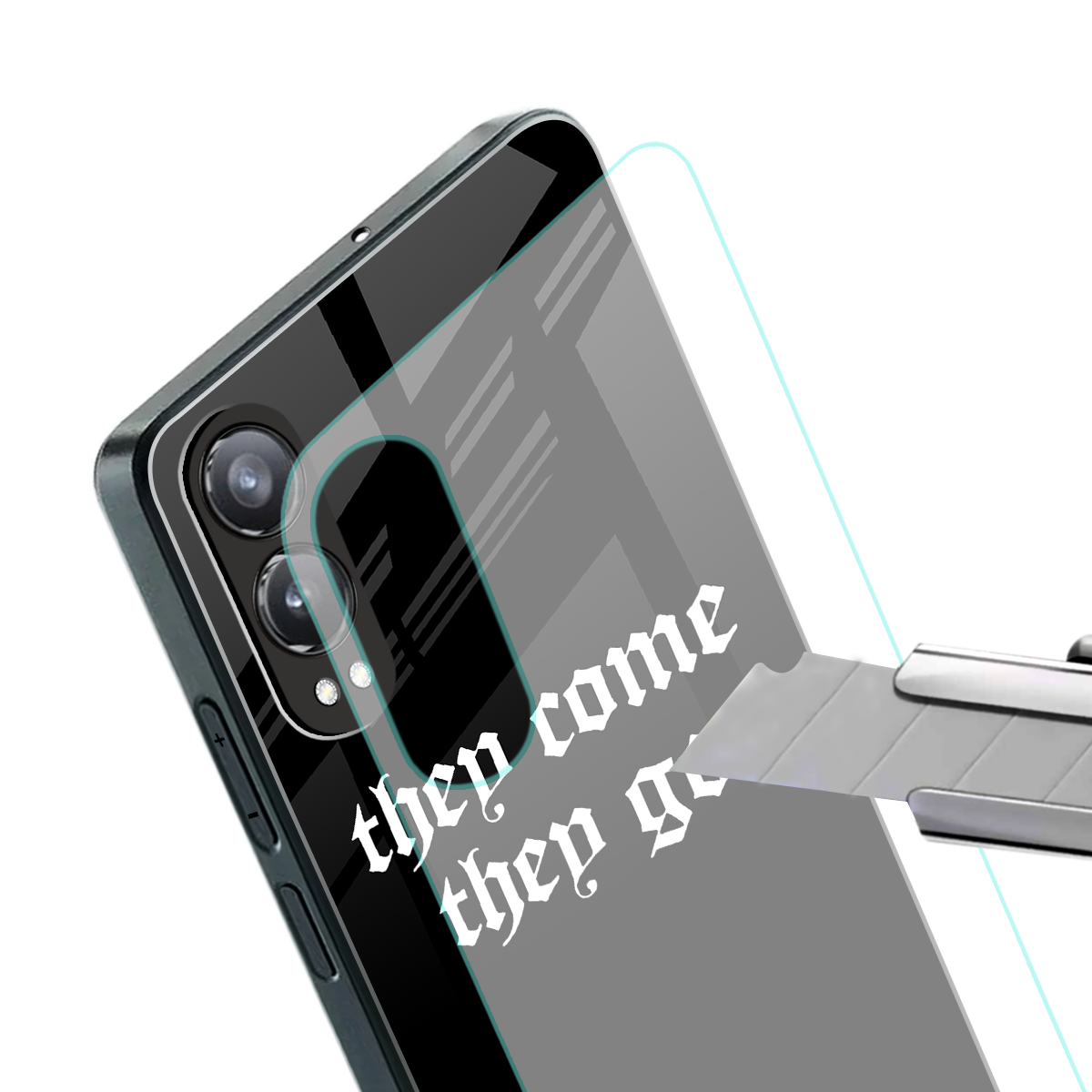 they come they go back phone cover | glass case for oneplus nord ce 4 lite