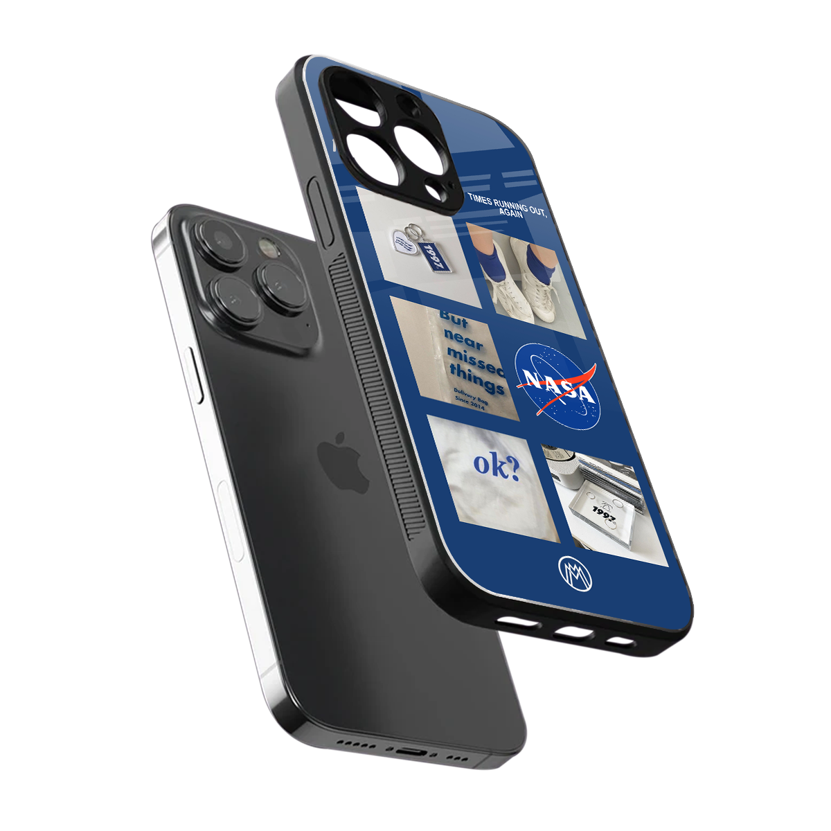 time is running out back phone cover | glass case for iphone 16 pro max
