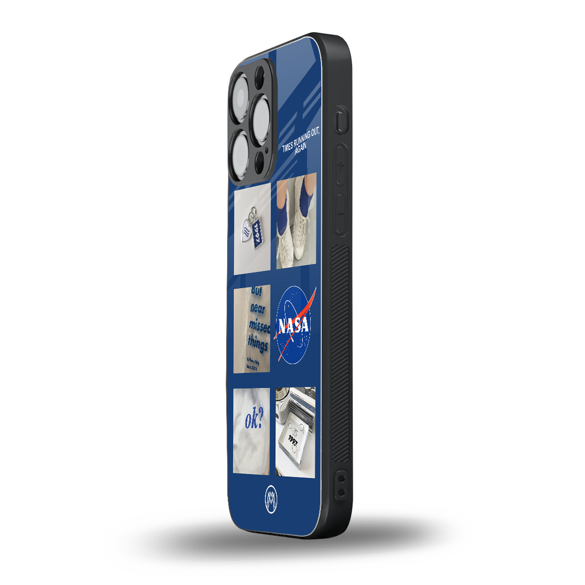 time is running out back phone cover | glass case for iphone 16 pro max