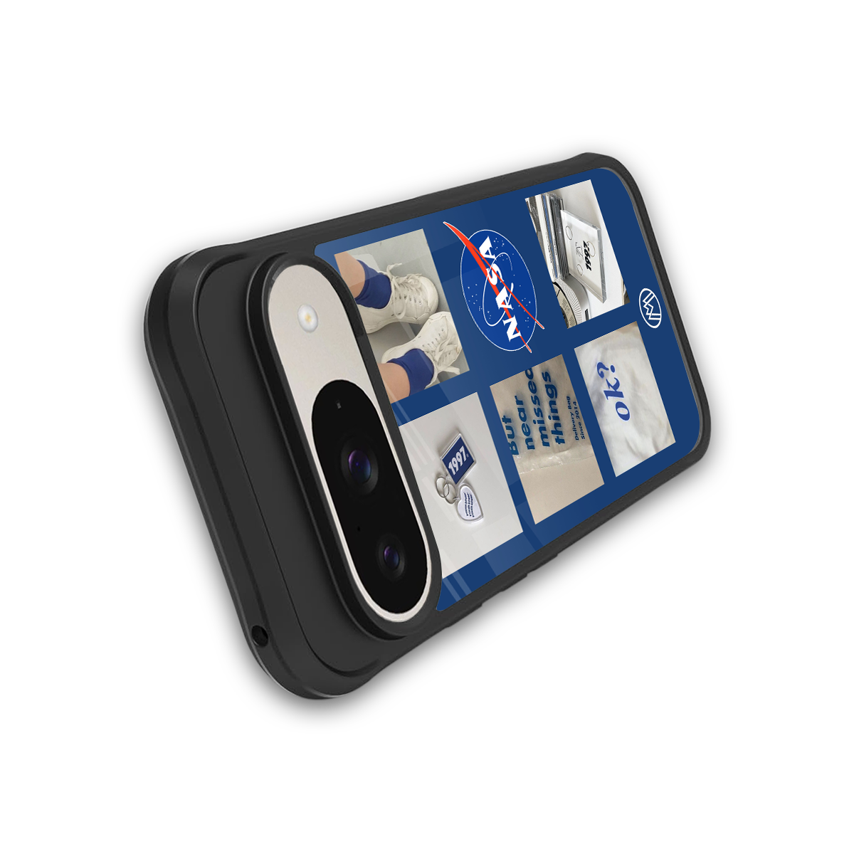 time is running out back phone cover | glass case for google pixel 9