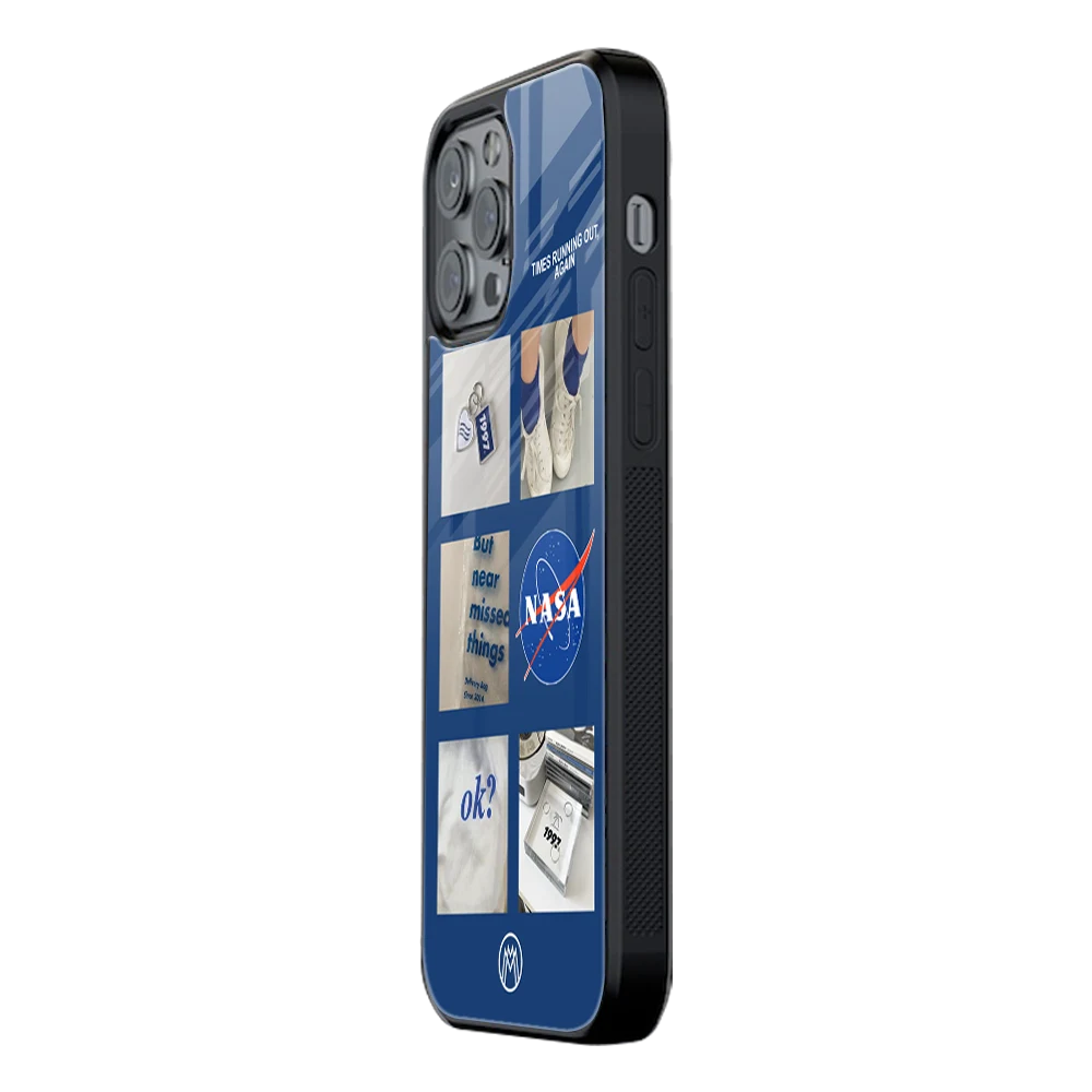 Slim Glass Back Phone Case for Multiple Brands โ iPhone, Samsung, Redmi, OnePlus, Oppo, Vivo