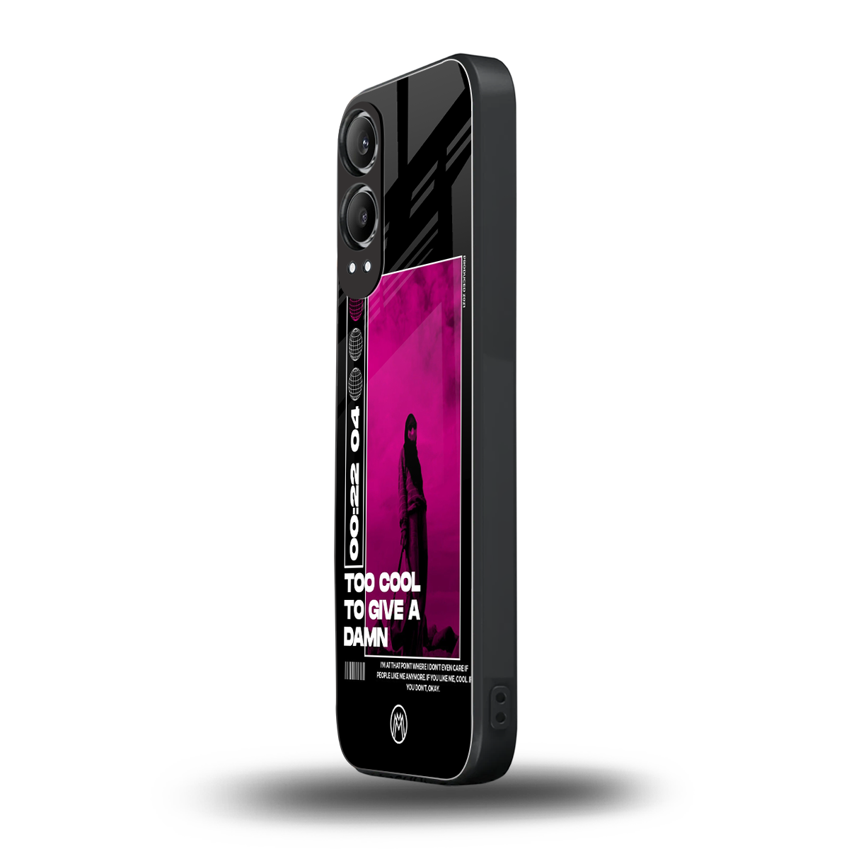 too cool to give a damn back phone cover | glass case for oneplus nord ce 4 lite