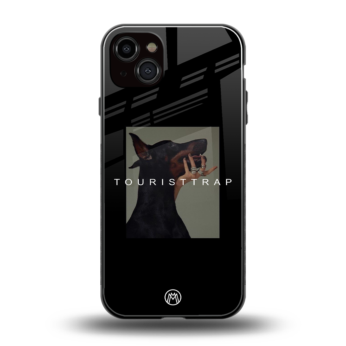 tourist trap back phone cover | glass case for iphone 14 plus