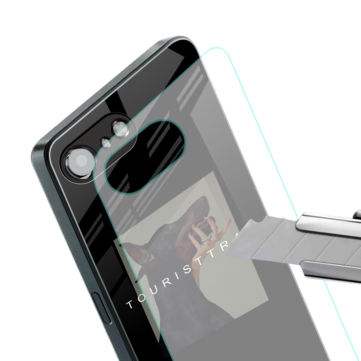 tourist trap back phone cover | glass case for iphone 16e