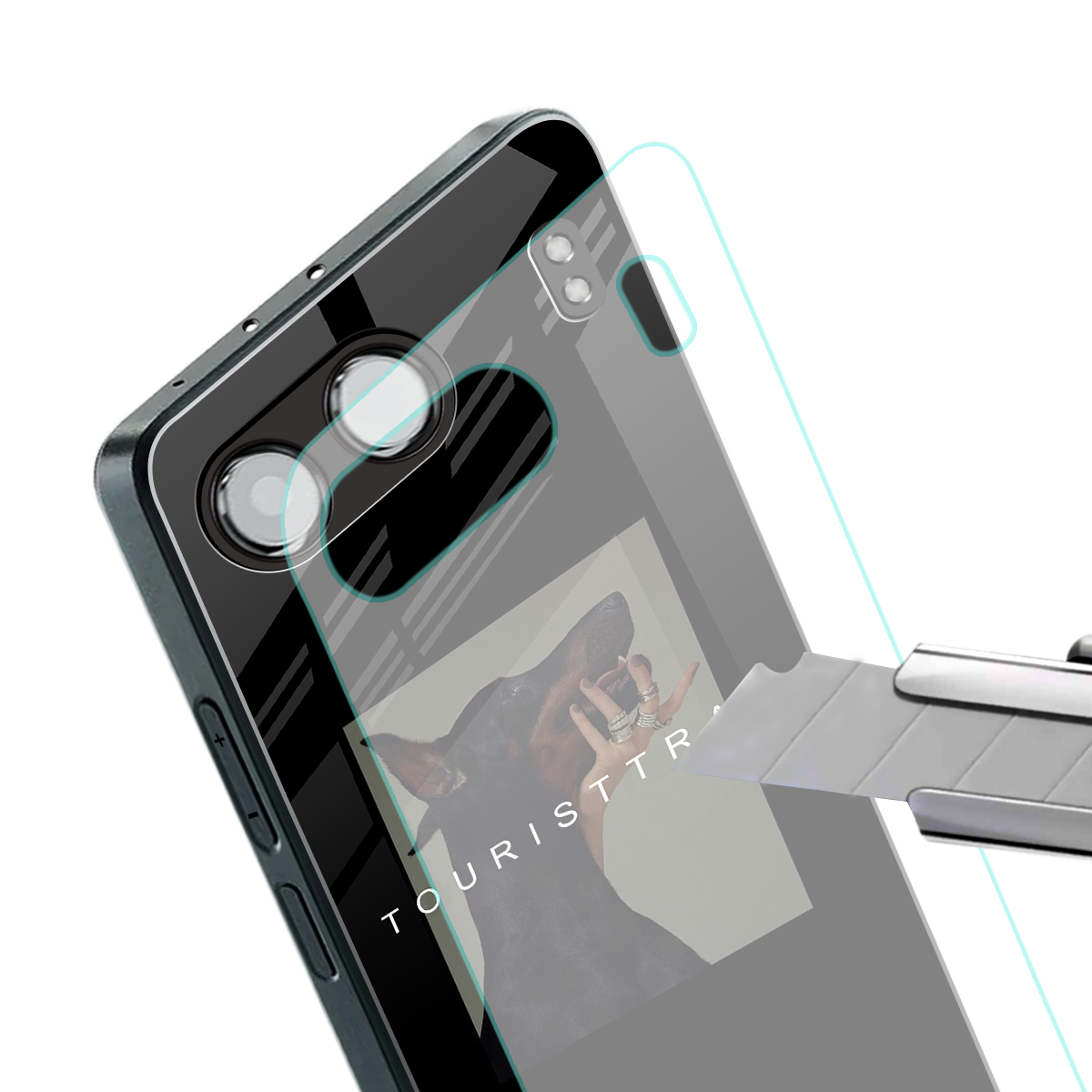 tourist trap back phone cover | glass case for oneplus nord 4