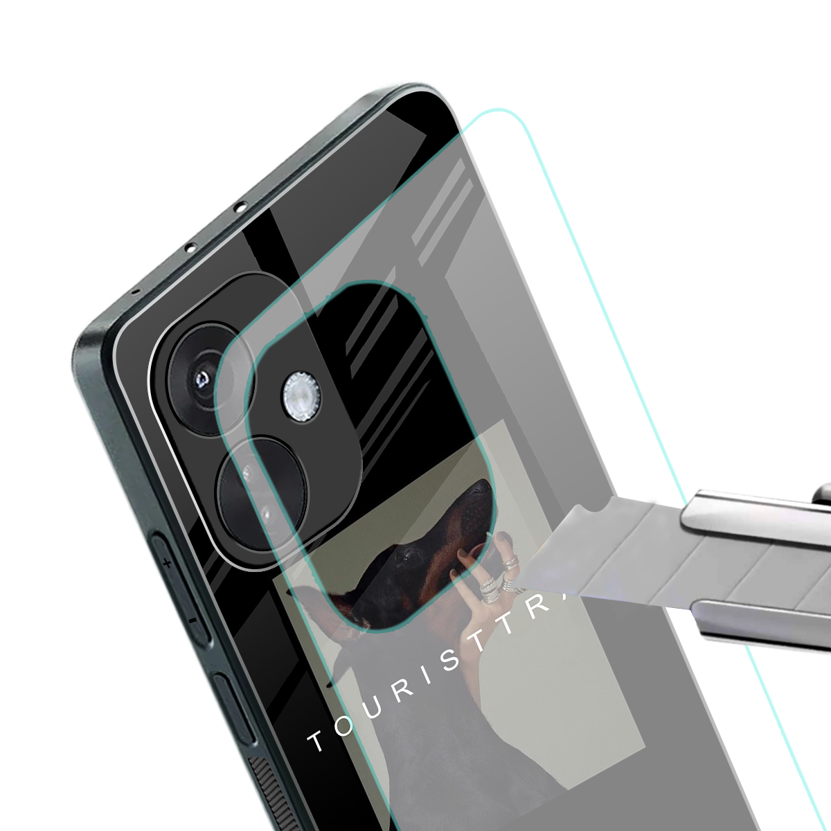 tourist trap back phone cover | glass case for oneplus nord ce 3