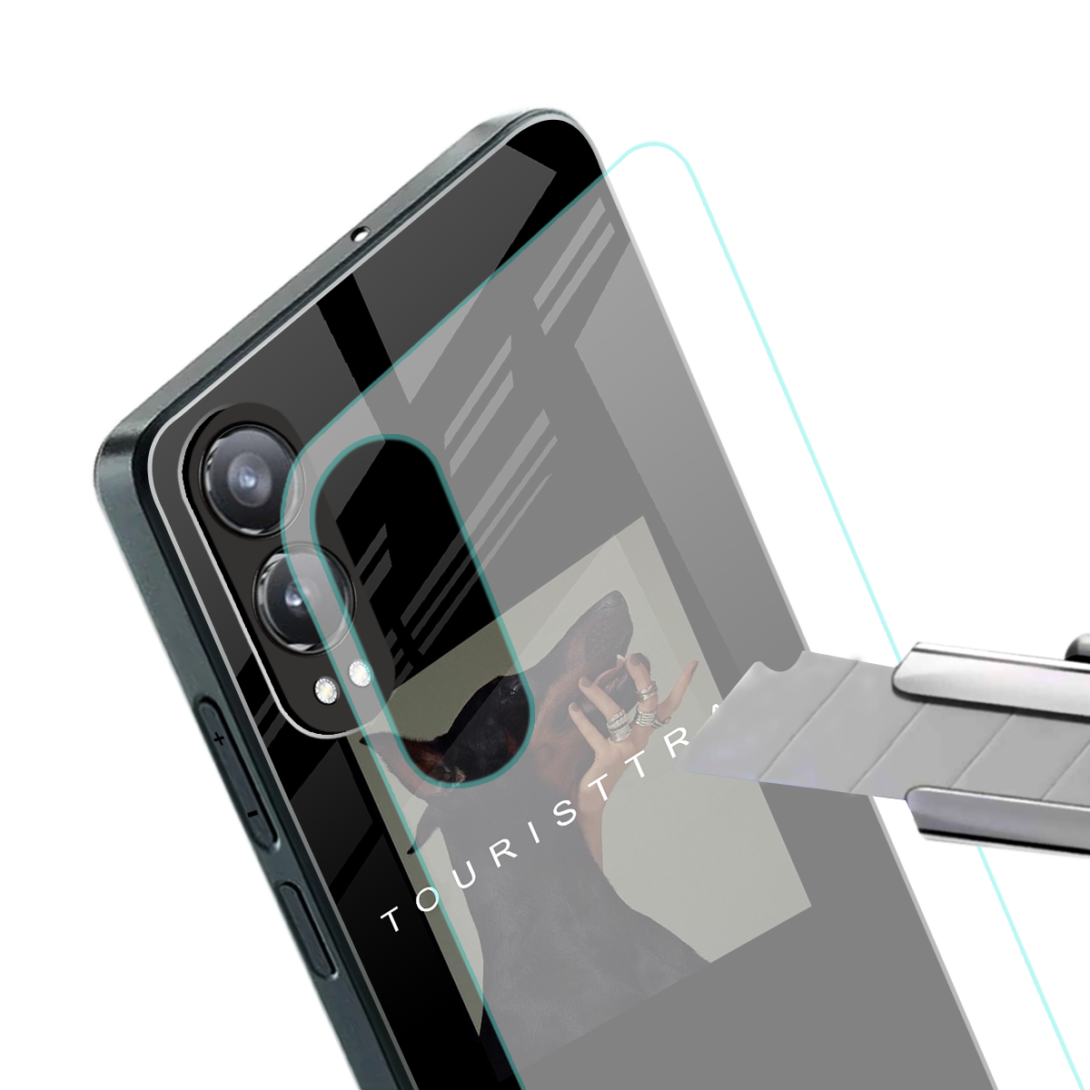 tourist trap back phone cover | glass case for oneplus nord ce 4 lite