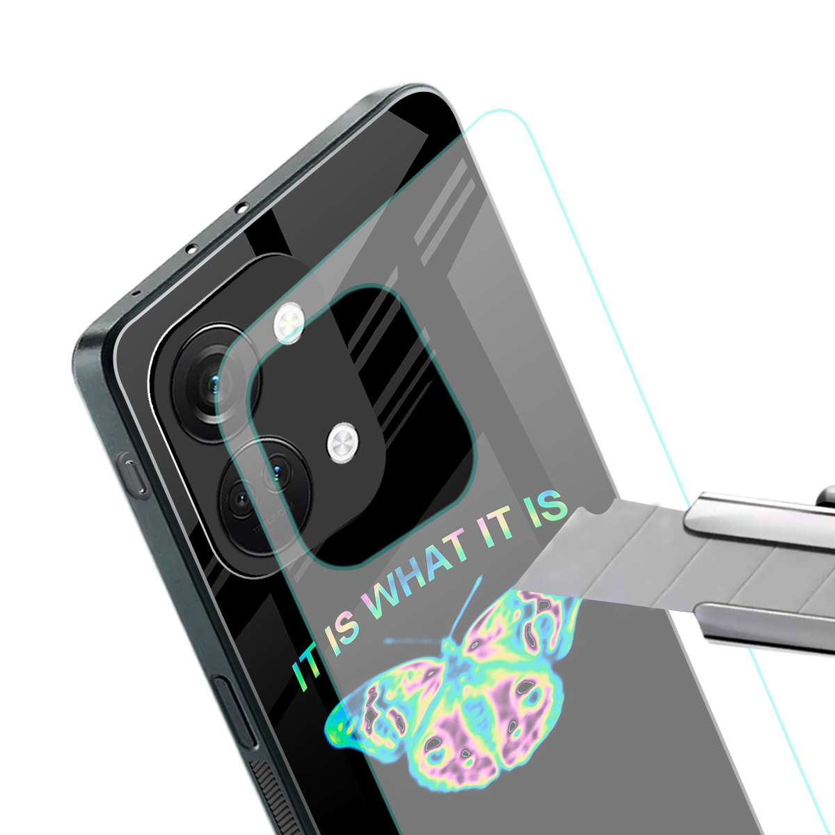 tranquil back phone cover | glass case for oneplus nord 3