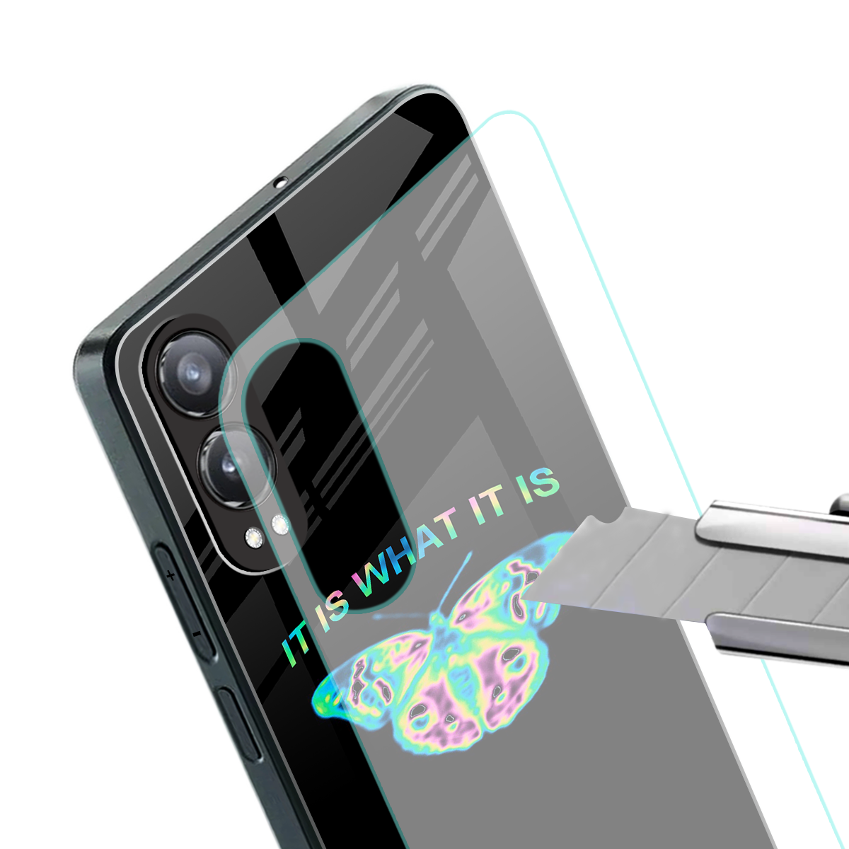 tranquil back phone cover | glass case for oneplus nord ce 4 lite