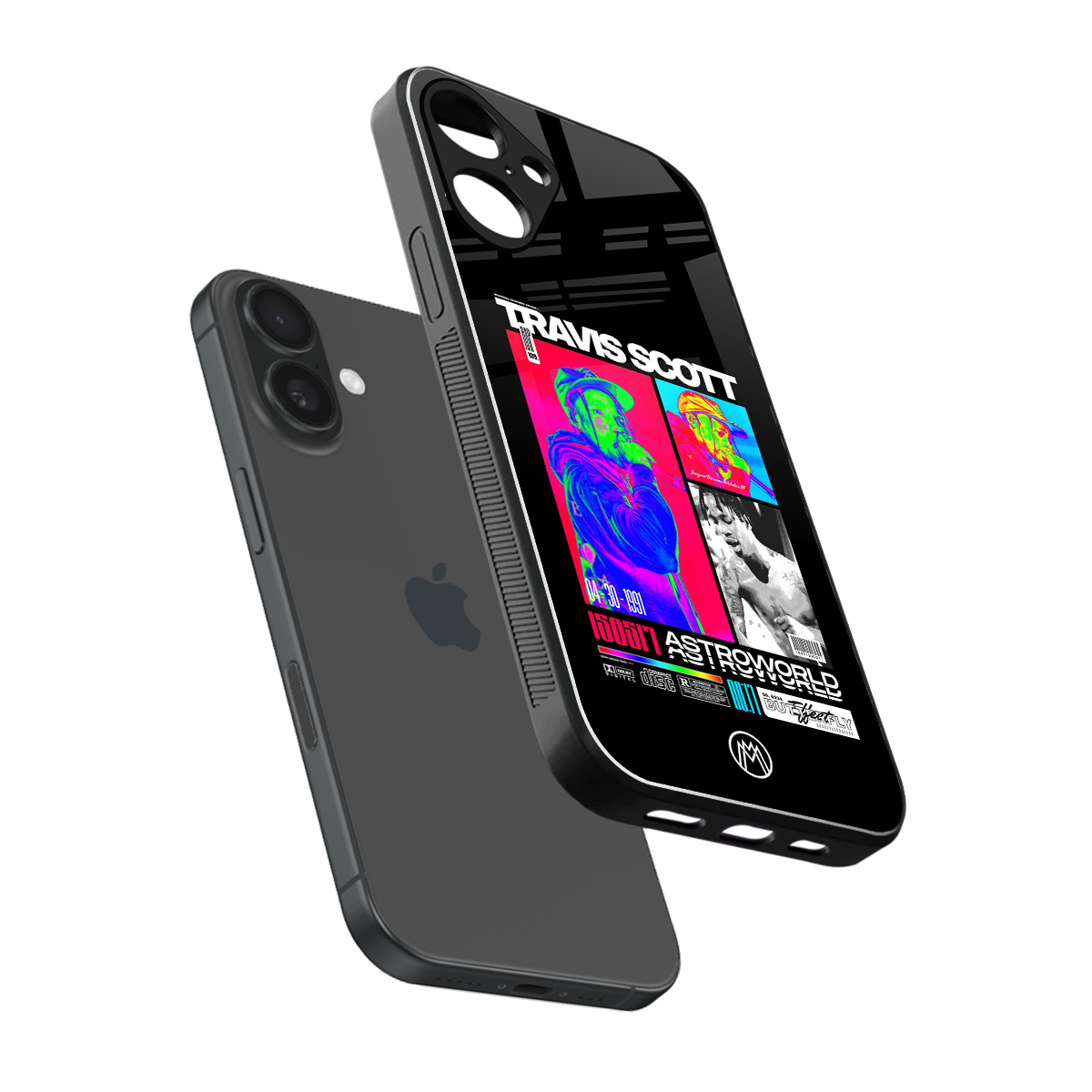 travis scott astroworld back phone cover | glass case for iphone 16 plus