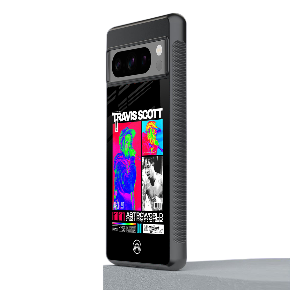travis scott astroworld back phone cover | glass case for google pixel 8 pro