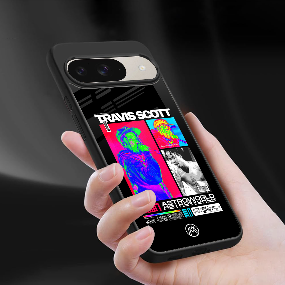 travis scott astroworld back phone cover | glass case for google pixel 9